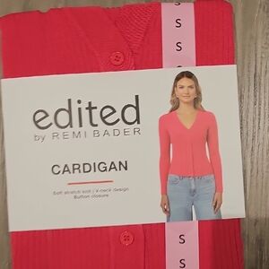 Pink Cardigan Sweater